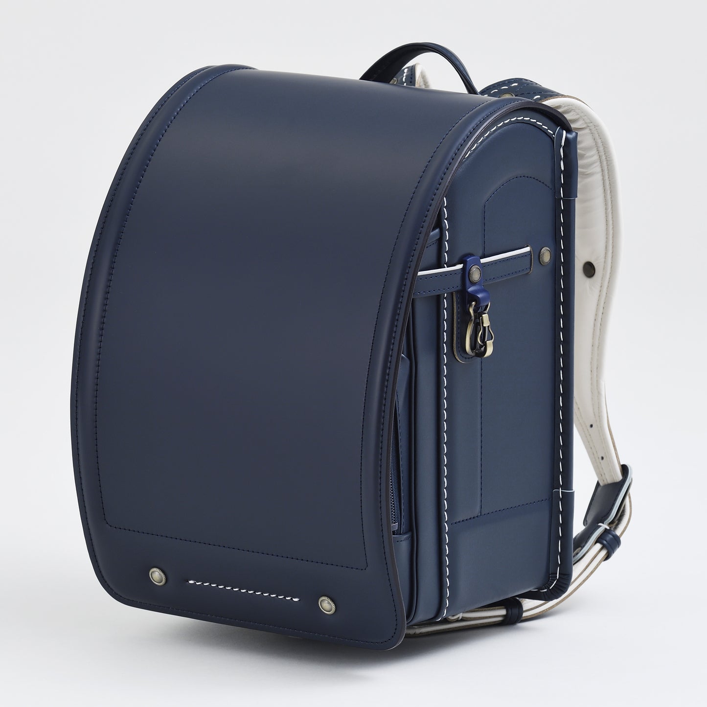 高級軟牛皮Randoseru Takumi - 黑色 - Murase Kabanko 