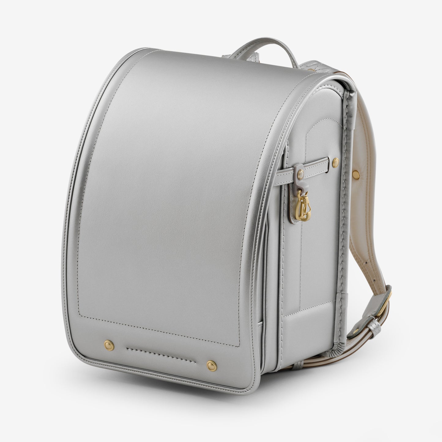 高級軟牛皮Randoseru Takumi - 黑色 - Murase Kabanko 