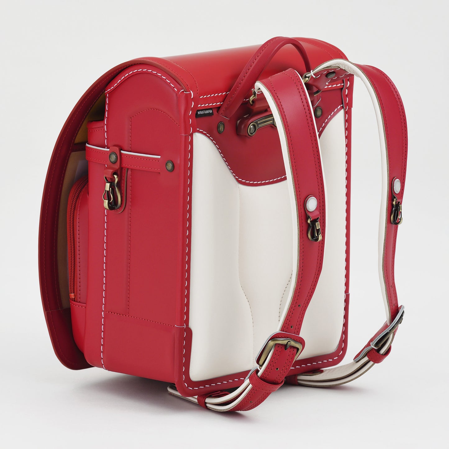 高級軟牛皮Randoseru Takumi - 黑色 - Murase Kabanko 