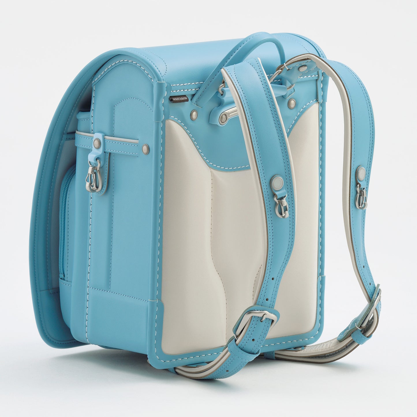 高級軟牛皮Randoseru Takumi - 黑色 - Murase Kabanko 