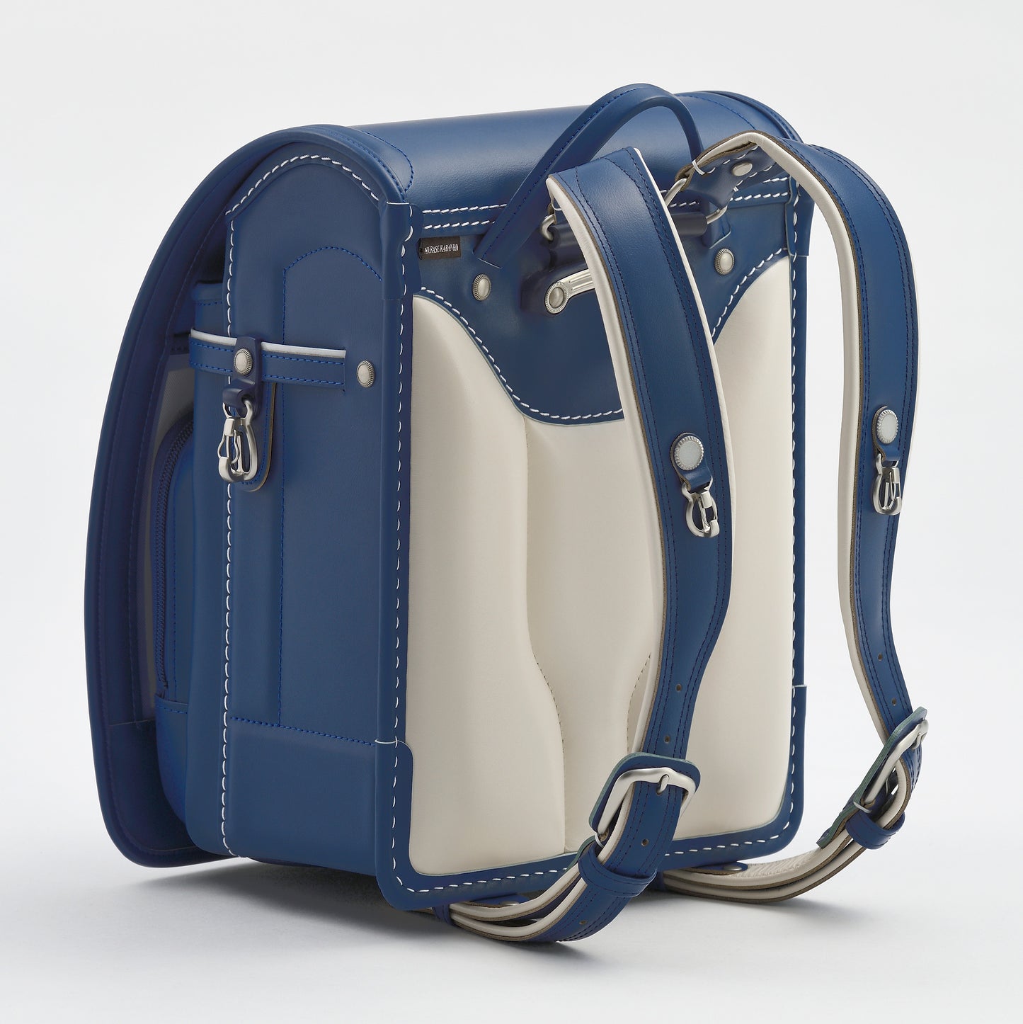 高級軟牛皮Randoseru Takumi - 黑色 - Murase Kabanko 