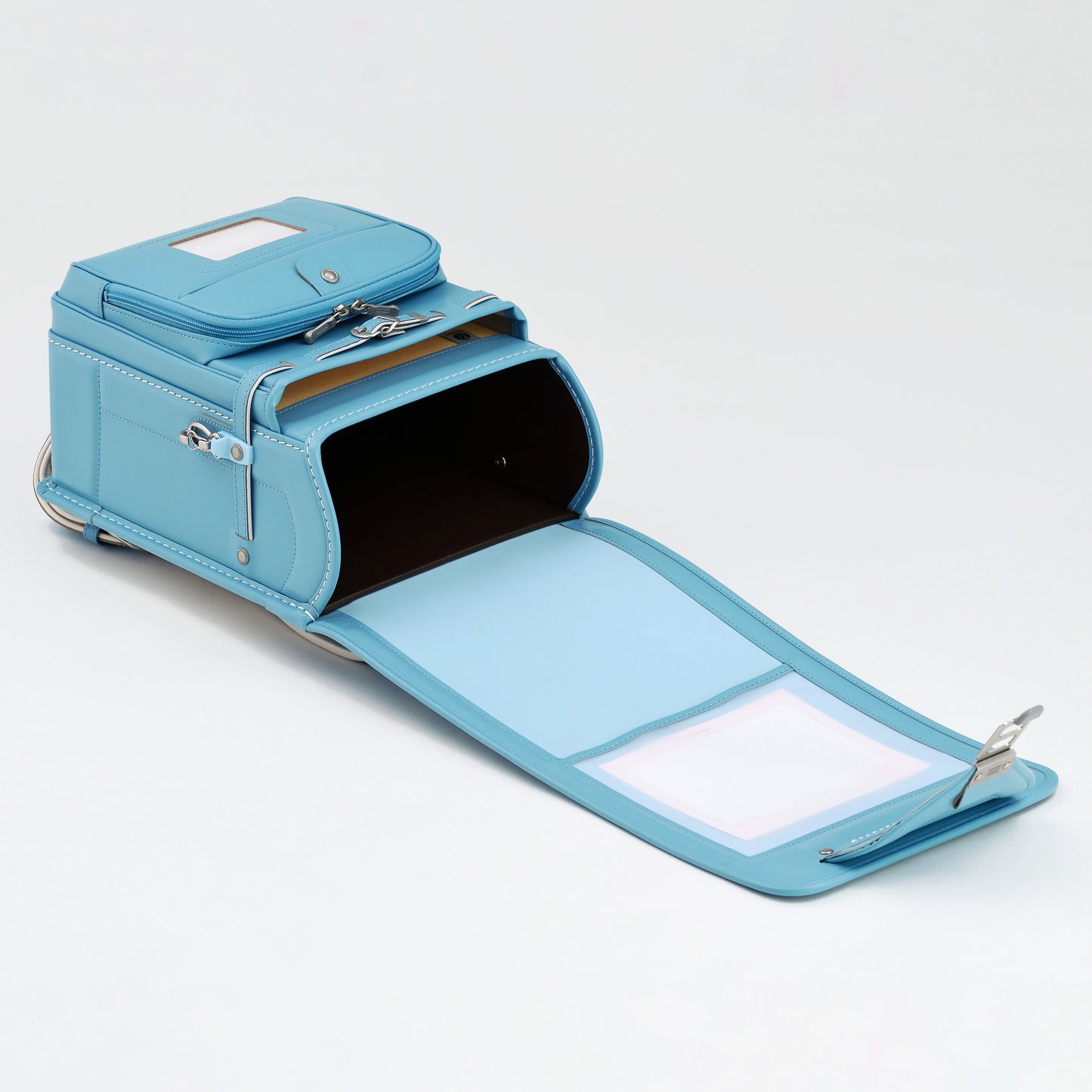 高級軟牛皮Randoseru Takumi - 黑色 - Murase Kabanko 