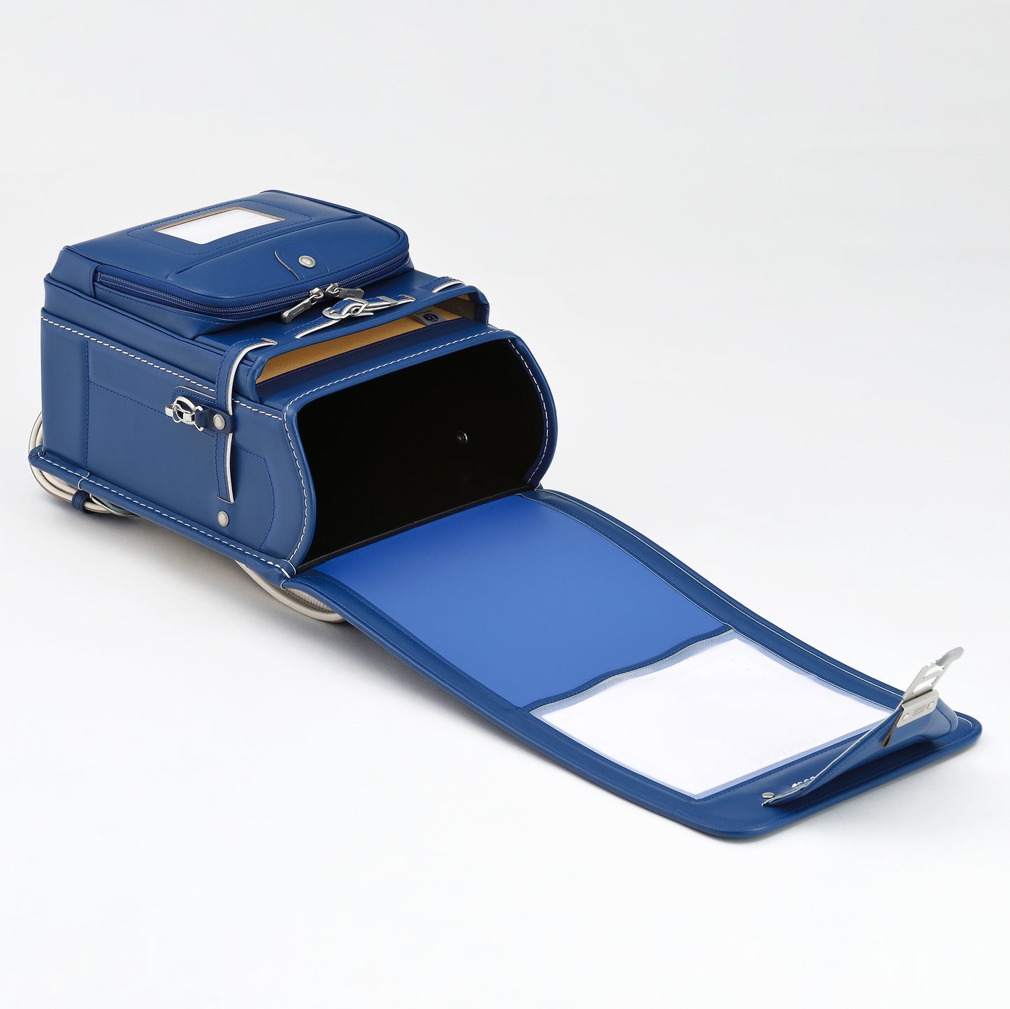 高級軟牛皮Randoseru Takumi - 黑色 - Murase Kabanko 