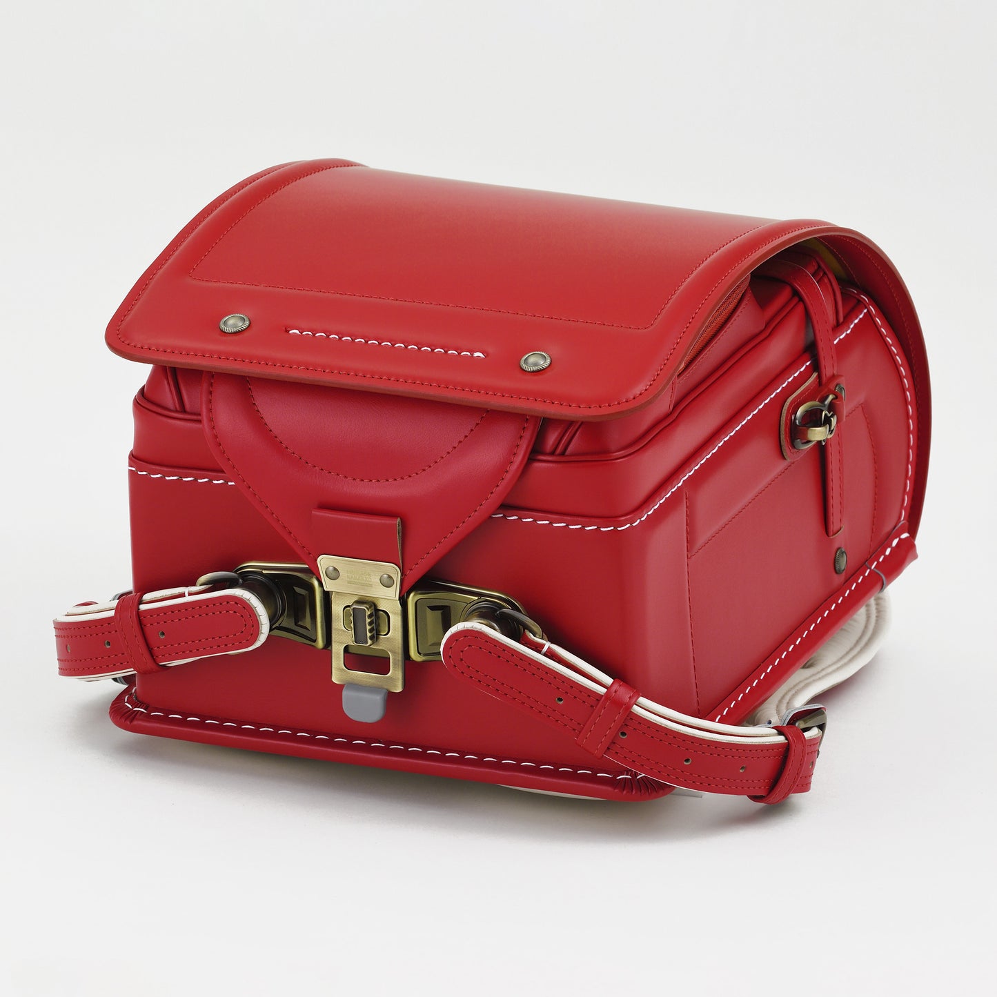 高級軟牛皮Randoseru Takumi - 黑色 - Murase Kabanko 