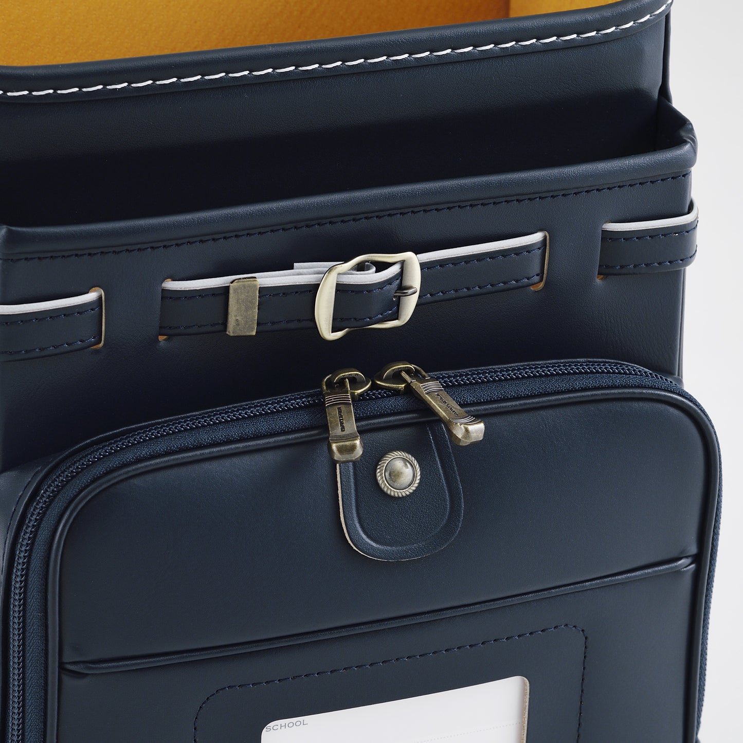 高級軟牛皮Randoseru Takumi - 黑色 - Murase Kabanko 