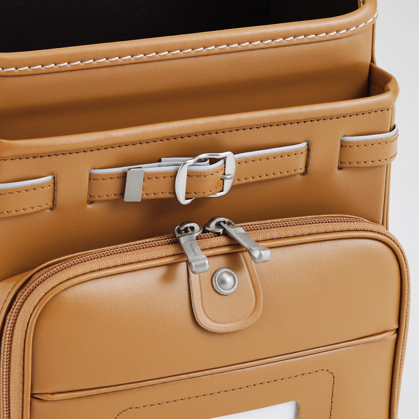 高級軟牛皮Randoseru Takumi - 黑色 - Murase Kabanko 