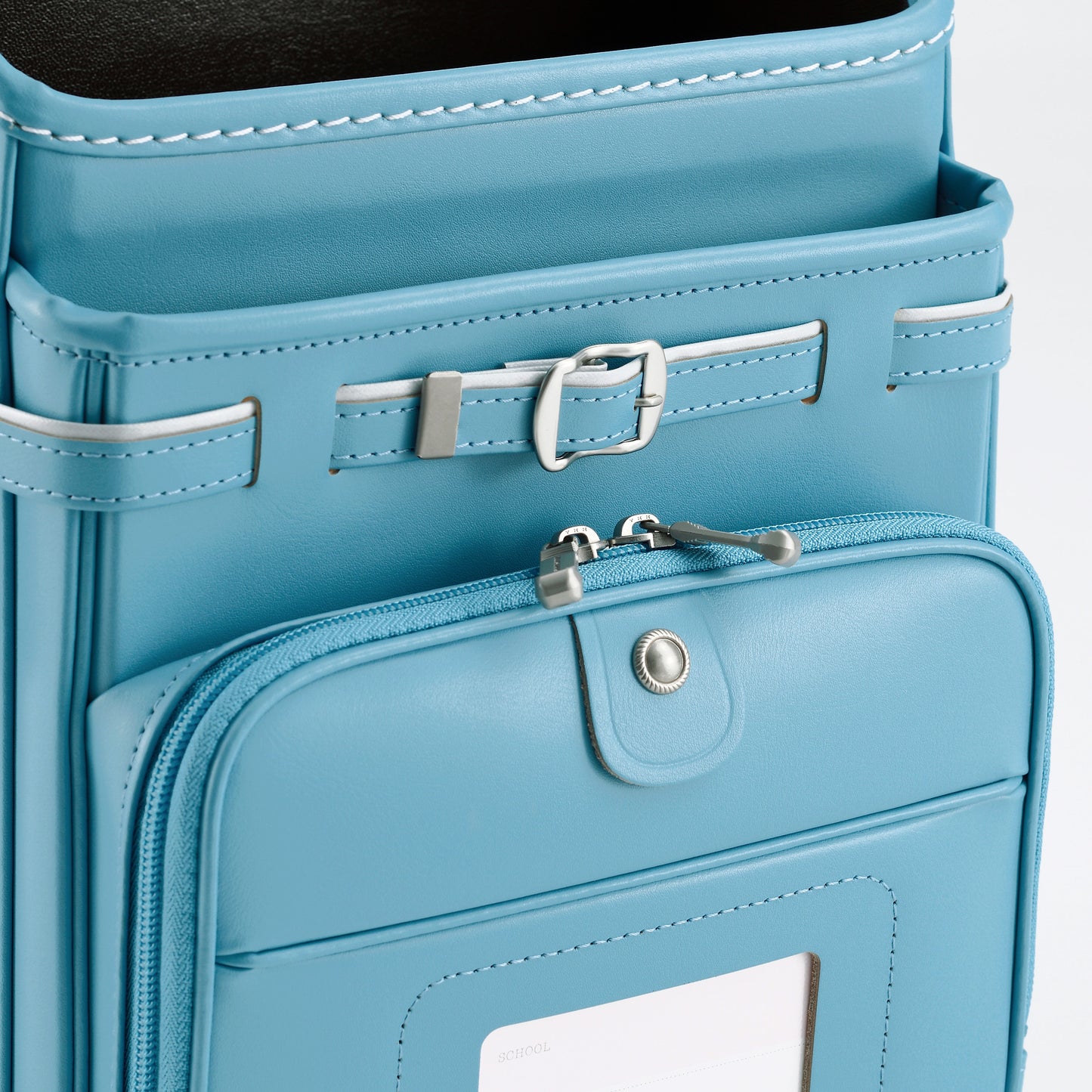 高級軟牛皮Randoseru Takumi - 黑色 - Murase Kabanko 