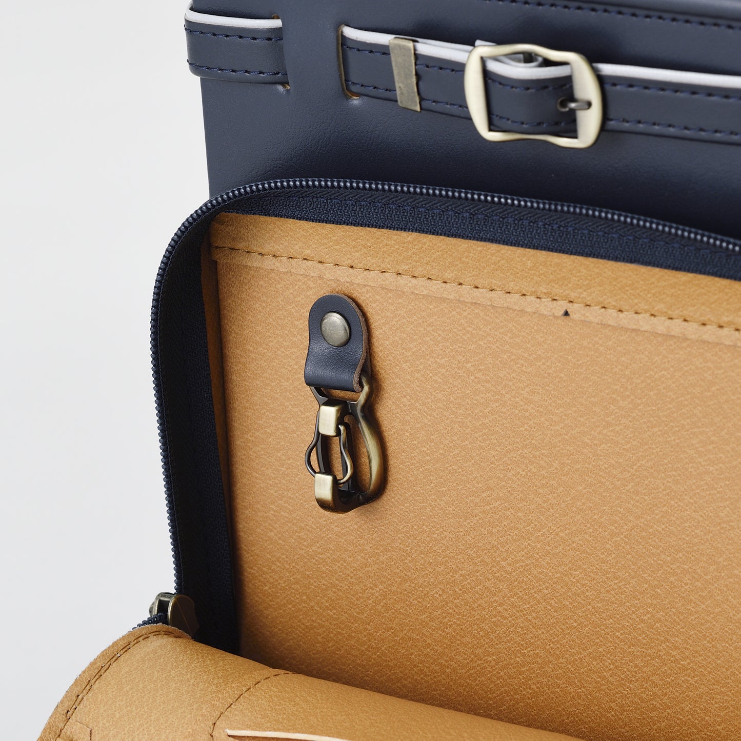 高級軟牛皮Randoseru Takumi - 黑色 - Murase Kabanko 